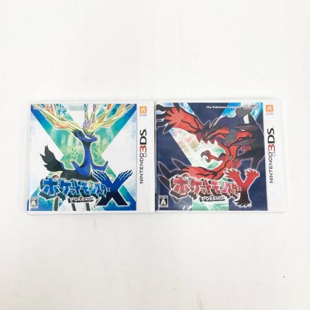  Nintendo ニンテンドウ ３DS ゲームソフト ポケットモンスター X Y 2本組