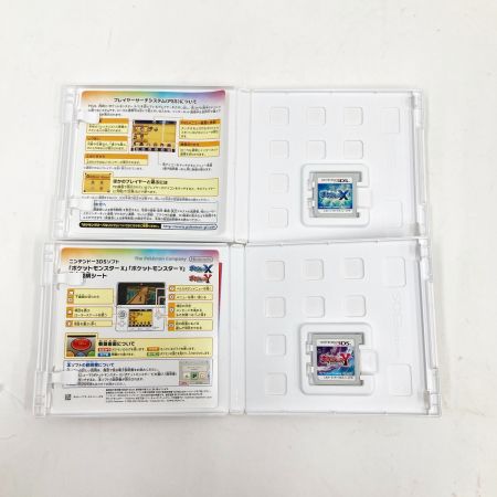  Nintendo ニンテンドウ ３DS ゲームソフト ポケットモンスター X Y 2本組