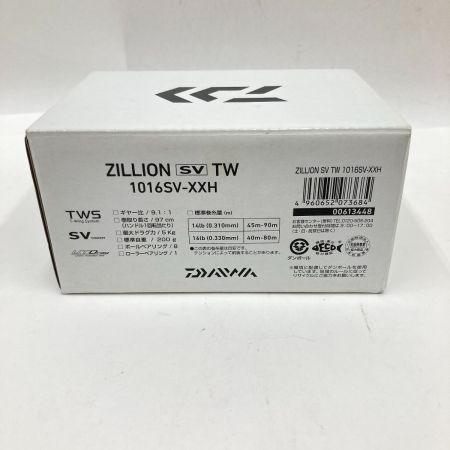  DAIWA ダイワ ZILLION SV TW ジリオン SV TW 1016SV-XXH 00613448 ベイトリール