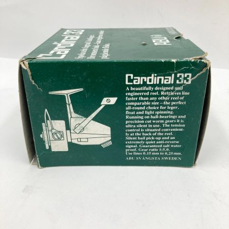  Abu Garcia アブガルシア Cardinal カーディナル  33 スピニングリール 現状渡し