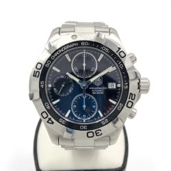 〇〇 TAG HEUER タグホイヤー アクアレーサー クロノグラフ 自動巻き  CAF2110 シルバー x ブラック Cランク