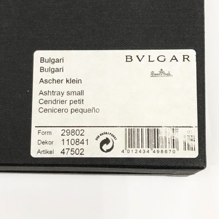  BVLGARI ブルガリ ブルガリブルガリ 灰皿 ローゼンタール クリスタル Ascher klein small