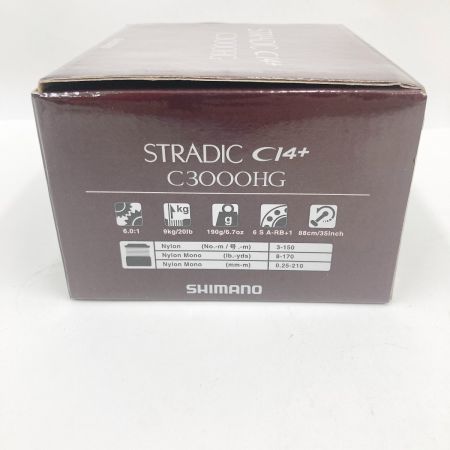  SHIMANO シマノ STRADIC Cl4+ 16 ストラディック CI4+ C3000HG カスタムハンドル 03493 スピニングリール