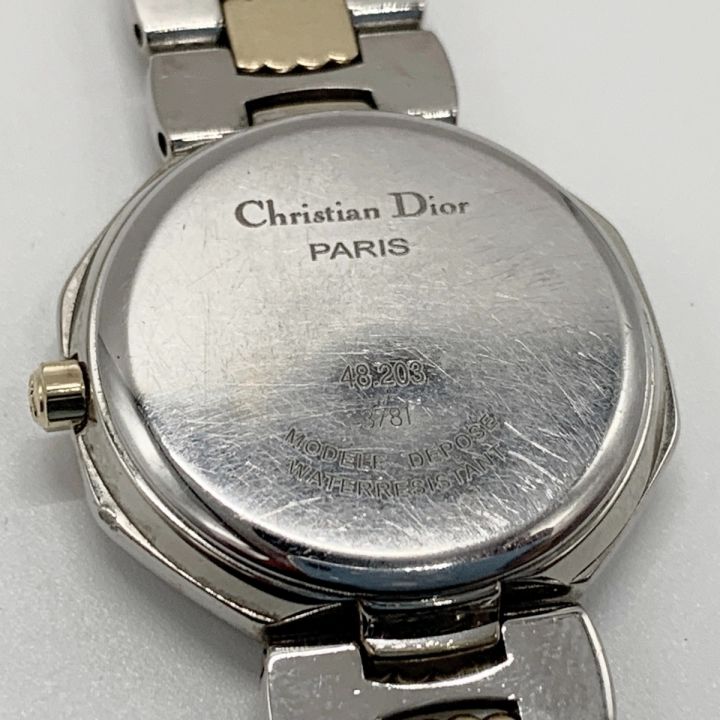 Christian Dior クリスチャンディオール デポーズ スウィング ウォッチ オクタゴン クォーツ 腕時計 48.203 ゴールド x  シルバー｜中古｜なんでもリサイクルビッグバン