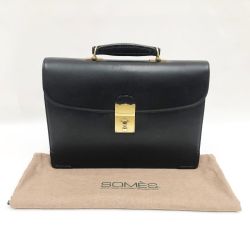 〇〇 Somes Saddle ソメスサドル ビジネスバッグ  ブラック Bランク