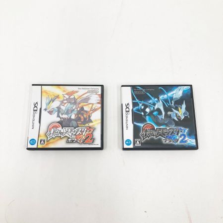  Nintendo ニンテンドウ DS ソフト ポケットモンスター ブラック2 ホワイト2 2本セット