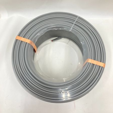  富士電線工業(FUJI ELECTRIC WIRE)  電材 VVFケーブル 3芯 3× 2.0 LFV-R 100m 未開封品 グレー