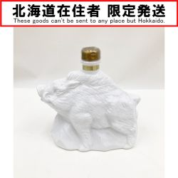 〇〇【北海道内限定発送】 SuperNIKKA/ﾆｯｶｳｲｽｷｰ スーパーニッカ 剛勇端祥猪 干支ボトル いのしし 塗装剥がれあり ウィスキー Sランク 未開栓