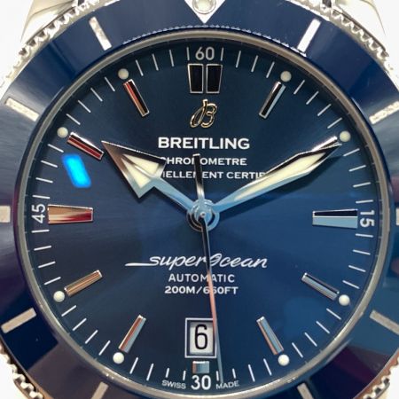  BREITLING ブライトリング スーパーオーシャン ヘリテージB20 オートマチック46 自動巻き 腕時計  AB2020 ブルー