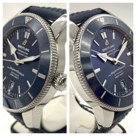  BREITLING ブライトリング スーパーオーシャン ヘリテージB20 オートマチック46 自動巻き 腕時計  AB2020 ブルー