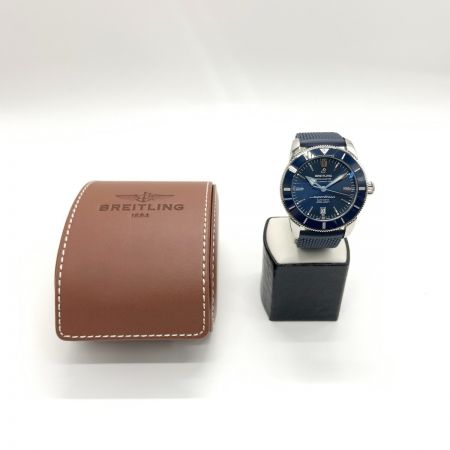  BREITLING ブライトリング スーパーオーシャン ヘリテージB20 オートマチック46 自動巻き 腕時計  AB2020 ブルー