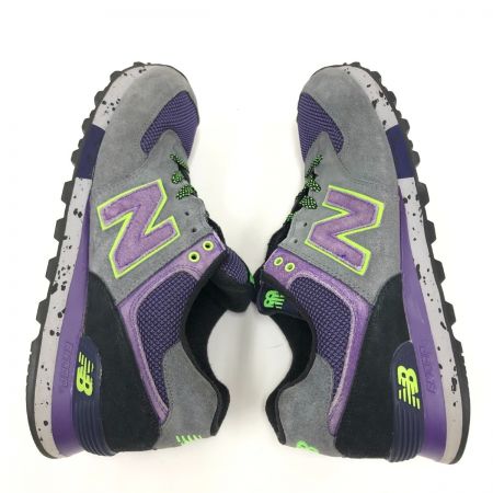  NEW BALANCE ニュー・バランス メンズ スニーカー 28cm ML574DGP グレー×パープル