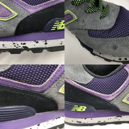  NEW BALANCE ニュー・バランス メンズ スニーカー 28cm ML574DGP グレー×パープル