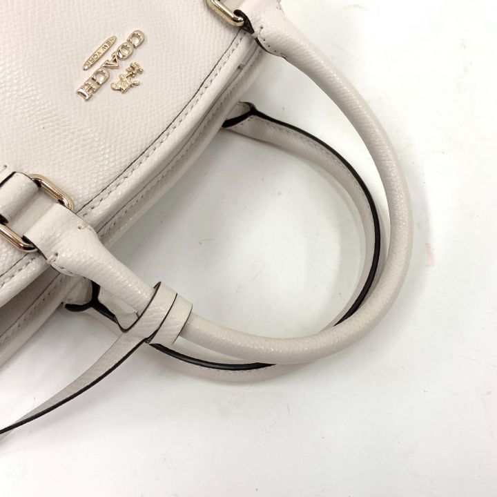 COACH コーチ 2WAYバッグ ハンドバッグ ショルダーバッグ F34835 アイボリー｜中古｜なんでもリサイクルビッグバン