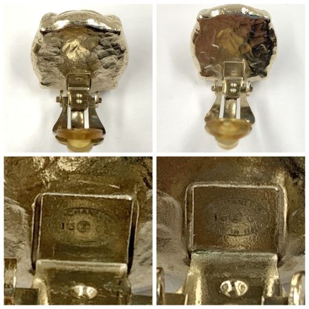  CHANEL シャネル ココマーク パール イヤリング アクセサリー ゴールド x ホワイト