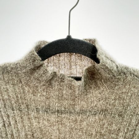  BASILE28 バジーレベントット レディース ノースリーブ ニットワンピース サイズ40 ブラウン