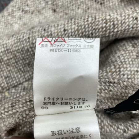  BASILE28 バジーレベントット レディース ノースリーブ ニットワンピース サイズ40 ブラウン