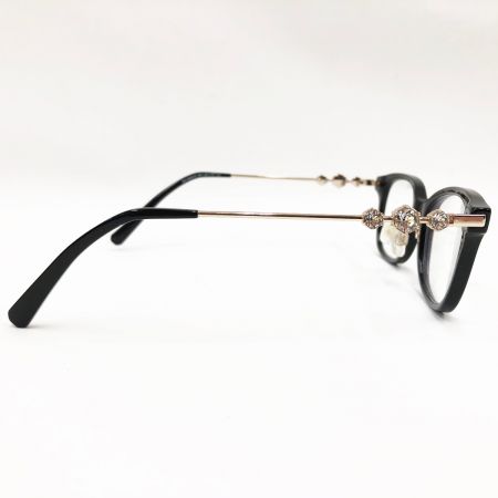  SWAROVSKI スワロフスキー メガネフレーム 50□18 145 SK5464D ブラック 度入り