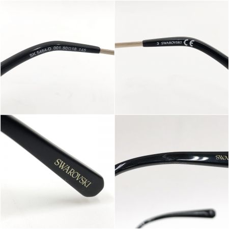  SWAROVSKI スワロフスキー メガネフレーム 50□18 145 SK5464D ブラック 度入り
