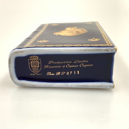 CAMUS カミュ NAPOLEON ナポレオン ブック  本型 陶器ボトル  40度 700ml ブランデー 専用栓付　古酒 未開栓