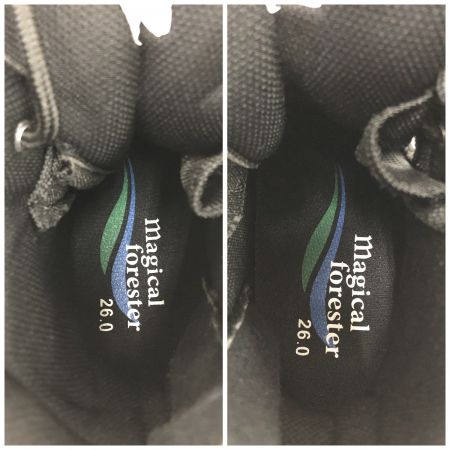  丸五 マジカルフォレスター#005 安全スパイクシューズ 26cm MF005-BK-260 ブラック