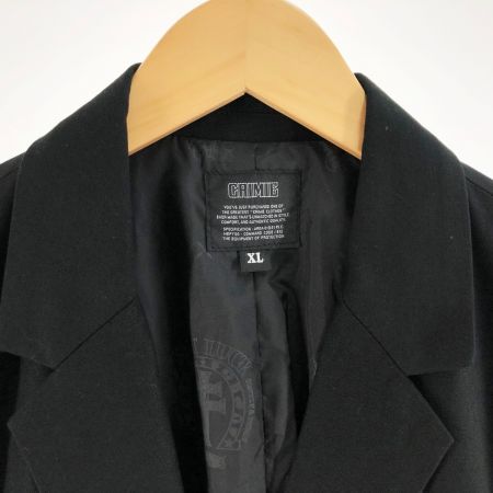  CRIMIE クライミー メンズ テーラードジャケット サイズXL ブラック