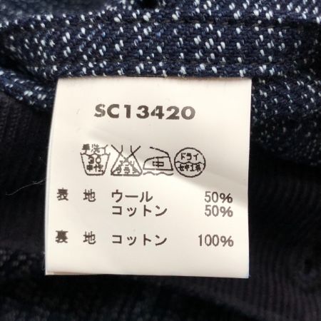  SUGAR CANE シュガーケーン メンズ クルーザージャケット インディゴストライプ サイズ42 SC13420 ネイビー