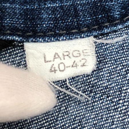  WEST RIDE ウエストライド デニムシャツ メンズ サイズ40-42 ブルー