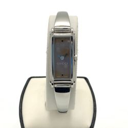 〇〇 GUCCI グッチ Gライン バングルウォッチ クォーツ腕時計 14880893 ブラウン x シルバー Cランク
