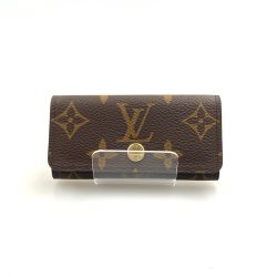 〇〇 LOUIS VUITTON ルイヴィトン モノグラム ミュルティクレ4 キーケース  M69517 ブラウン Bランク