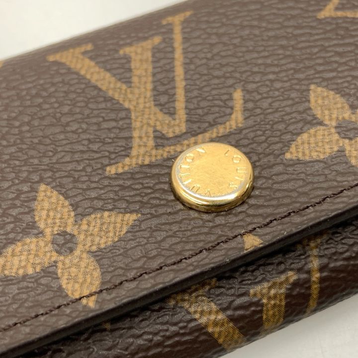 LOUIS VUITTON ルイヴィトン モノグラム ミュルティクレ4 キーケース M69517 ブラウン｜中古｜なんでもリサイクルビッグバン