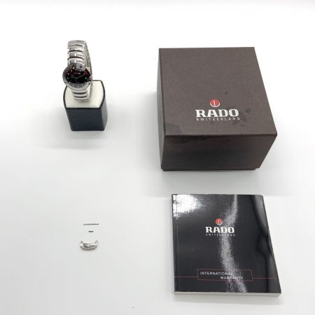  RADO ラドー ダイアスター クォーツ 腕時計  129.0531.3 シルバー x ブラック 