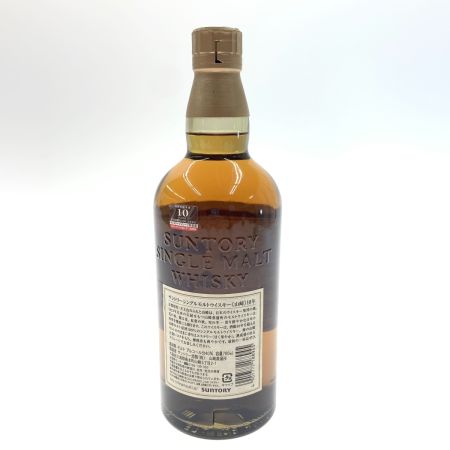 【北海道内限定発送】 YAMAZAKI 山崎/サントリー 10年 シングルモルト ホワイトラベル 700ml 40％ 未開栓