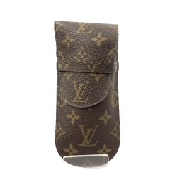 〇〇 LOUIS VUITTON ルイヴィトン モノグラム エテュイ リュネット ラバ メガネケース M62970 ブラウン Bランク