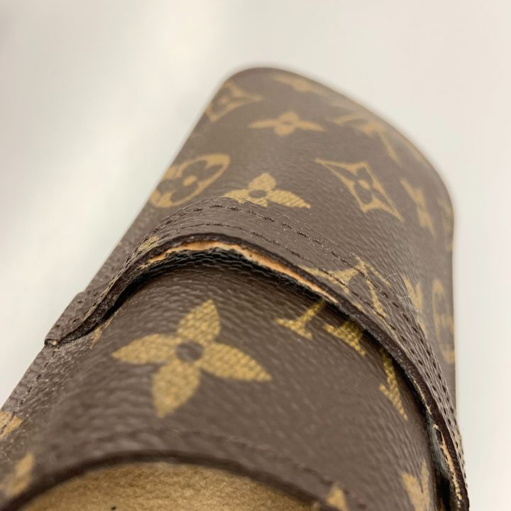 LOUIS VUITTON ルイヴィトン モノグラム エテュイ リュネット ラバ メガネケース M62970  ブラウン｜中古｜なんでもリサイクルビッグバン