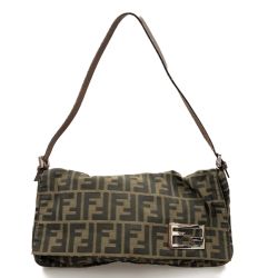 〇〇 FENDI フェンディ ズッカ ワンショルダーバッグ ショルダーバッグ ナイロン 2305.26776.018 ブラウン Bランク