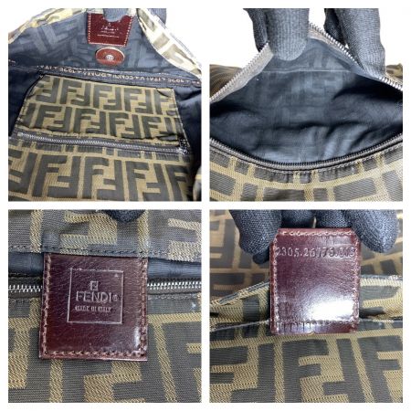  FENDI フェンディ ズッカ ワンショルダーバッグ ショルダーバッグ ナイロン 2305.26776.018 ブラウン