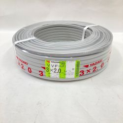 〇〇 YAZAKI 電材 VVFケーブル 3芯 3× 2.0 PbF 100m 未開封品 3x2.0 Nランク