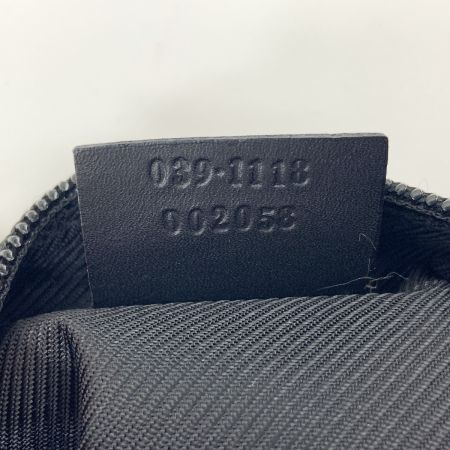  GUCCI グッチ GGキャンバス コスメポーチ 039.1118 ブラック