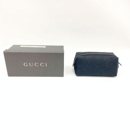  GUCCI グッチ GGキャンバス コスメポーチ 039.1118 ブラック