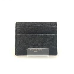 〇〇 MICHAEL KORS マイケルコース カードケース 36U9LHRD1L ブラック Aランク