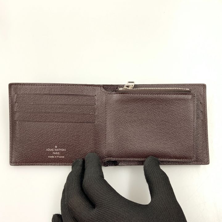 LOUIS VUITTON ルイヴィトン タイガ ポルトフォイユ アメリゴ NM 二つ折り短財布 M62045  ブラウン｜中古｜なんでもリサイクルビッグバン