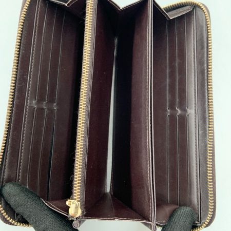  LOUIS VUITTON ルイヴィトン モノグラム ヴェルニ ジッピー ウォレット ラウンドファスナー長財布 M93522 エンジ
