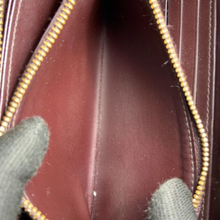  LOUIS VUITTON ルイヴィトン モノグラム ヴェルニ ジッピー ウォレット ラウンドファスナー長財布 M93522 エンジ