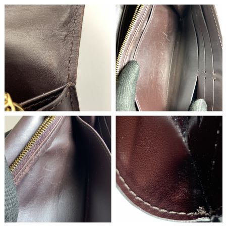  LOUIS VUITTON ルイヴィトン モノグラム ヴェルニ ポルトフォイユ サラ 二つ折り長財布 M90152 パープル 