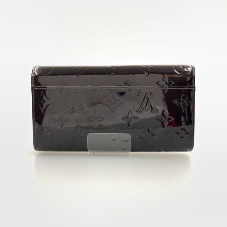  LOUIS VUITTON ルイヴィトン モノグラム ヴェルニ ポルトフォイユ サラ 二つ折り長財布 M90152 パープル 