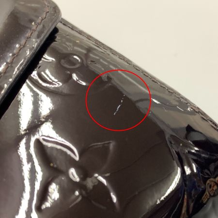  LOUIS VUITTON ルイヴィトン モノグラム ヴェルニ ポルトフォイユ サラ 二つ折り長財布 M90152 パープル 