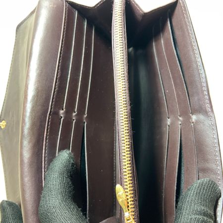  LOUIS VUITTON ルイヴィトン モノグラム ヴェルニ ポルトフォイユ サラ 二つ折り長財布 M90152 パープル 