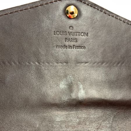  LOUIS VUITTON ルイヴィトン モノグラム ヴェルニ ポルトフォイユ サラ 二つ折り長財布 M90152 パープル 