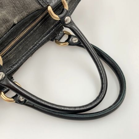  LOUIS VUITTON ルイヴィトン モノグラム デニム ネオ カヴィMM ハンドバッグ M95351 ブラック 現状渡し